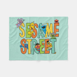 Sesamstraat   Sesamstraat Type Pals Fleece Deken