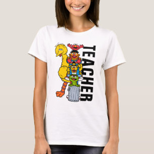 Sesamstraat Sesamstraat Vrienden Docent T-shirt