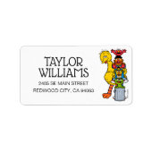 Sesamstraat | Sesamstraat Vrienden Pose Etiket (Voorkant)