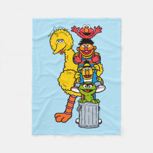 Sesamstraat Sesamstraat Vrienden Pose Fleece Deken