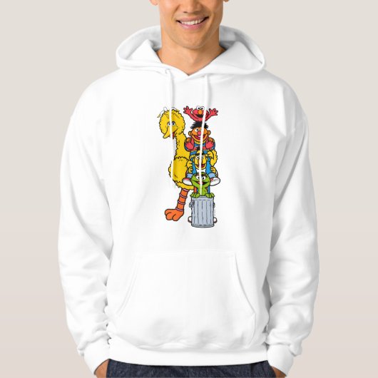 Sesamstraat | Sesamstraat Vrienden Pose Hoodie (Voorkant)