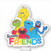 Sesamstraat | Sesamvrienden Sticker (Voorkant)