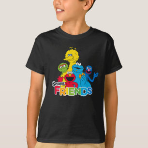 Sesamstraat Sesamvrienden T-shirt