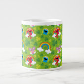 Sesamstraat Shamrock en Rainbow Pattern Extra Grote Beker (Voorkant)