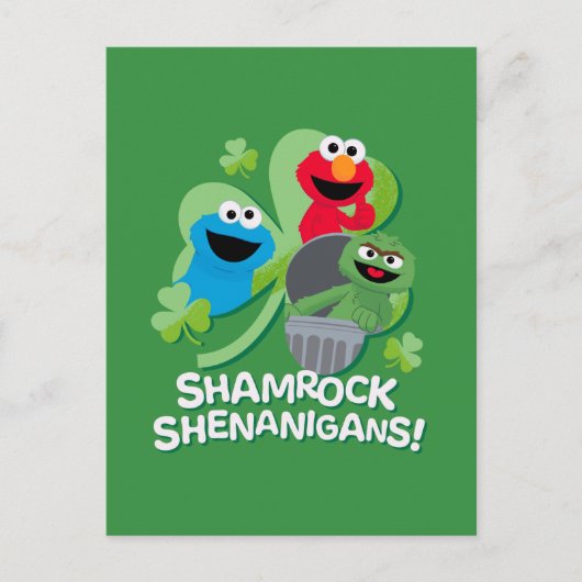Sesamstraat | Shamrock Shenanigans! Briefkaart (Voorkant)