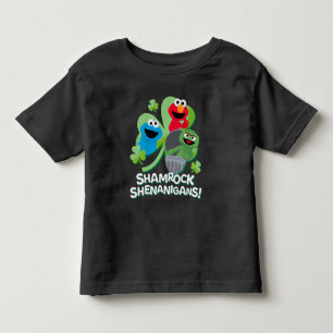 Sesamstraat Shamrock Shenanigans! Kinder Shirts