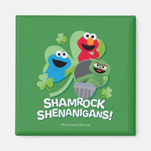 Sesamstraat | Shamrock Shenanigans! Magneet (Voorkant)