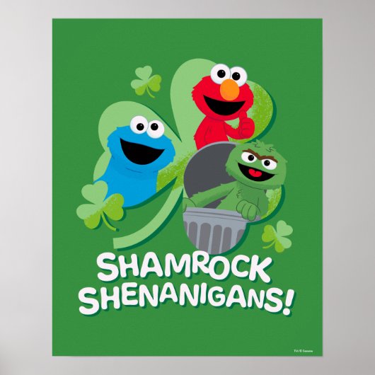 Sesamstraat | Shamrock Shenanigans! Poster (Voorkant)