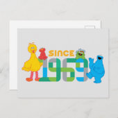 Sesamstraat | Sinds 1969 Briefkaart (Voorkant / Achterkant)