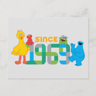 Sesamstraat   Sinds 1969 Briefkaart