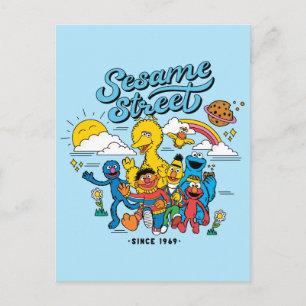 Sesamstraat   Sinds 1969 Briefkaart