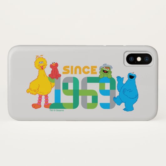 Sesamstraat | Sinds 1969 Case-Mate iPhone Case (Achterkant (horizontaal))