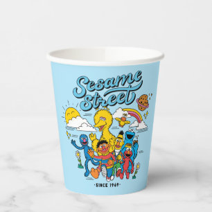Sesamstraat   Sinds 1969 Papieren Bekers