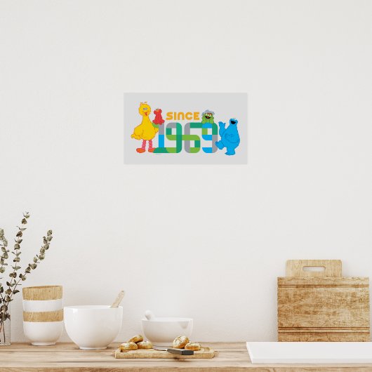 Sesamstraat | Sinds 1969 Poster (Keuken)