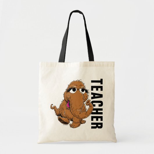 Sesamstraat |  Snuffy Teacher Tote Bag (Voorkant)