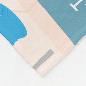 Sesamstraat | Straatscène Fleece Deken (Hoek)