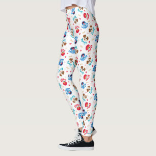 Sesamstraat Tango, Elmo en Grover Pattern Leggings