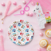 Sesamstraat | Tango, Elmo en Grover Pattern Papieren Bordje (Feest)