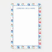 Sesamstraat | Tango, Elmo en Grover Pattern Post-it® Notes (Voorkant)