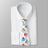 Sesamstraat | Tango, Elmo en Grover Pattern Stropdas (Gebonden)