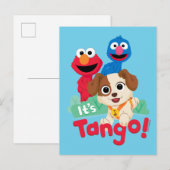 Sesamstraat | Tango met Elmo & Grover Briefkaart (Voorkant / Achterkant)