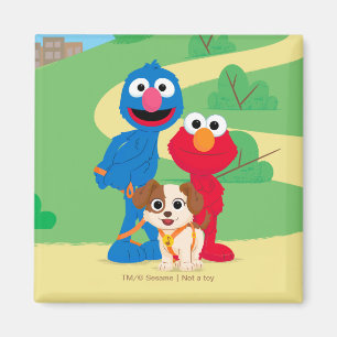 Sesamstraat   Tango met Grover & Elmo Magneet