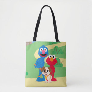 Sesamstraat Tango met Grover en Elmo Draagtas