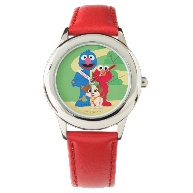 Sesamstraat | Tango met Grover en Elmo Horloge (Voorkant)