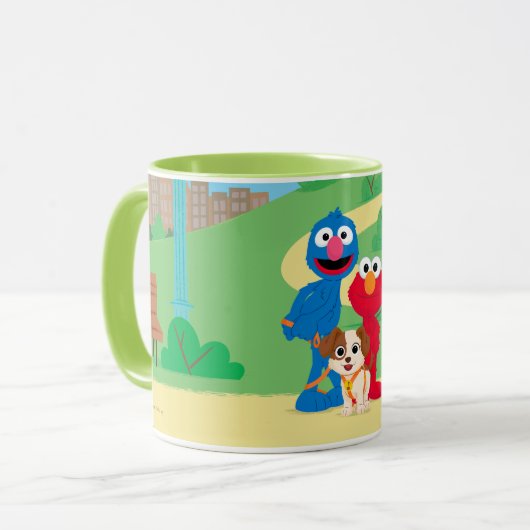 Sesamstraat | Tango met Grover en Elmo Mok (Voorkant links)