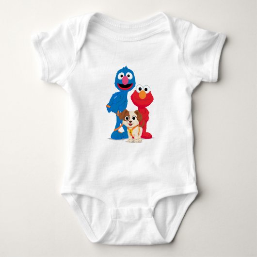 Sesamstraat | Tango met Grover en Elmo Romper (Voorkant)