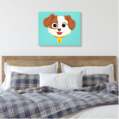 Sesamstraat | Tangogezicht Canvas Afdruk (Insitu (Slaapkamer))
