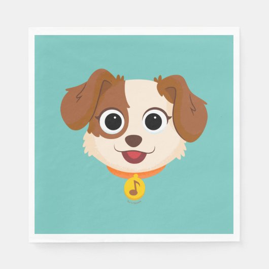 Sesamstraat | Tangogezicht Servet (Voorkant)