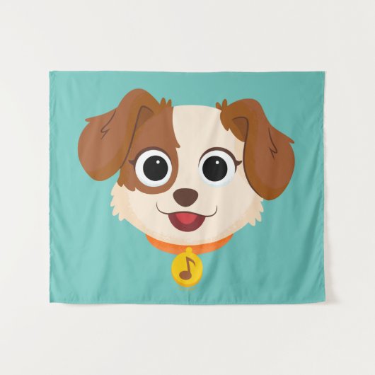 Sesamstraat | Tangogezicht Wandkleed (Voorkant (horizontaal))