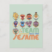 Sesamstraat | Team Sesame sinds 1969 Briefkaart (Voorkant)