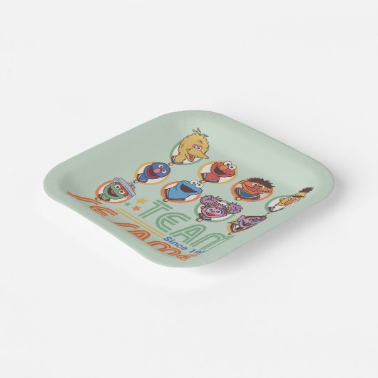 Sesamstraat | Team Sesame sinds 1969 Papieren Bordje (Gebogen)