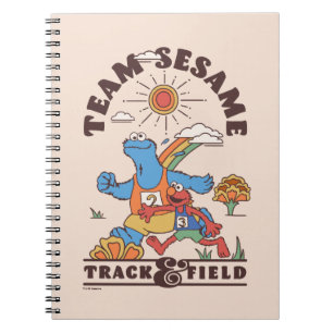 Sesamstraat Team Sesame Track & Field Notitieboek