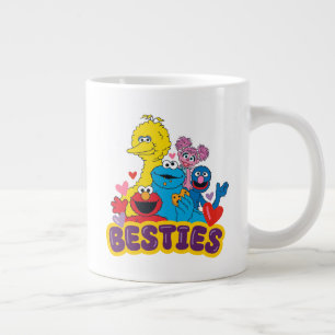 Sesamstraat Valentijn Besties Extra Grote Beker