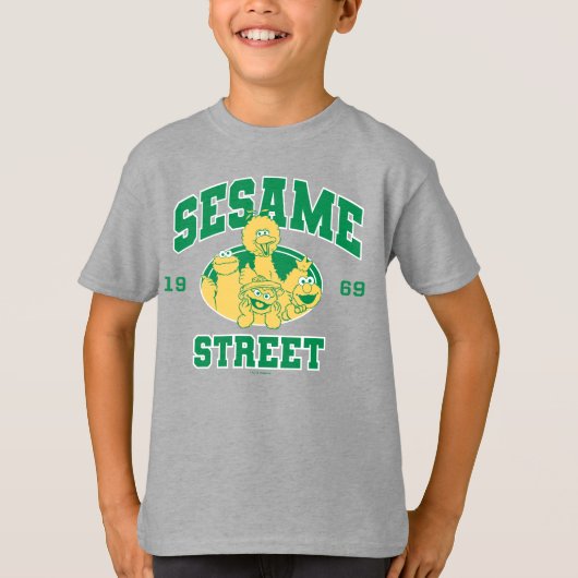 Sesamstraat | Vintage 1969 T-shirt (Voorkant)