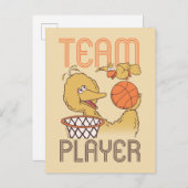 Sesamstraat | Vogelteam speler Briefkaart (Voorkant / Achterkant)