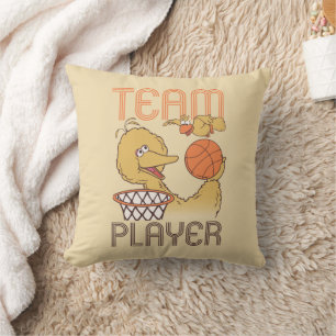 Sesamstraat Vogelteam speler Kussen