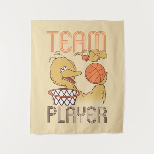 Sesamstraat | Vogelteam speler Wandkleed (Voorkant)