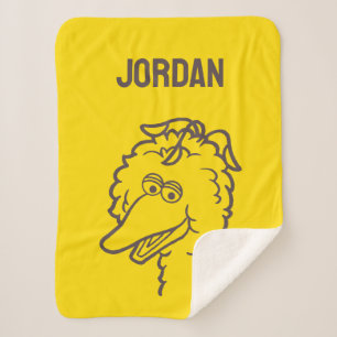 Sesamstraat Vogelvogels Bright Sherpa Deken