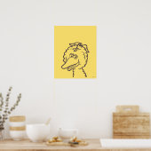 Sesamstraat | Vogelvogels Poster (Keuken)