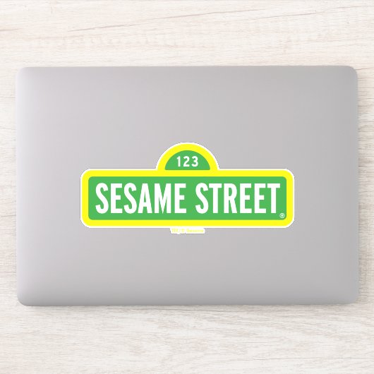 Sesamstraat | Volledige kleur Logo Sticker (Computer)