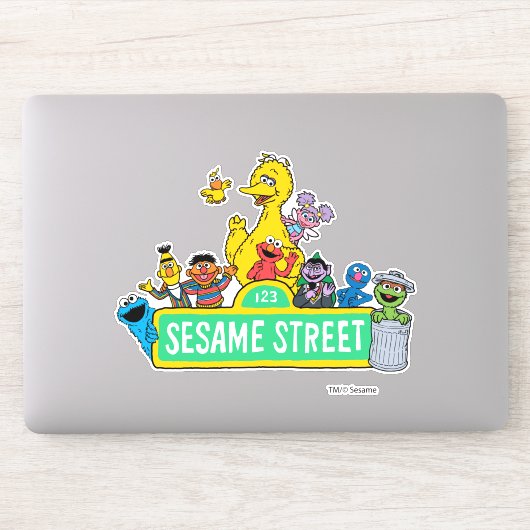 Sesamstraat | Volledige kleur met maten Sticker (Computer)