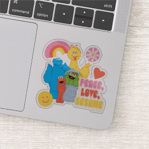Sesamstraat Vrede, liefde, Sesame Sticker