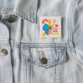 Sesamstraat | Vrede, liefde, Sesame Vierkante Button 5,1 Cm (In situ)