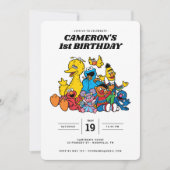 Sesamstraat Vrienden 1e uitnodiging (Voorkant)