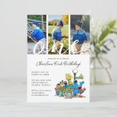  Sesamstraat Vrienden | 1e verjaardag foto Kaart (Staand voorkant)