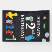 Sesamstraat Vrienden | 2e verjaardag Spandoek (Horizontaal)